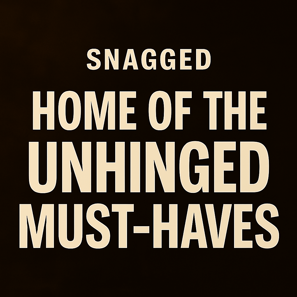 Home of the unhinged must-haves collection with quirky and chaotic items for your unique home